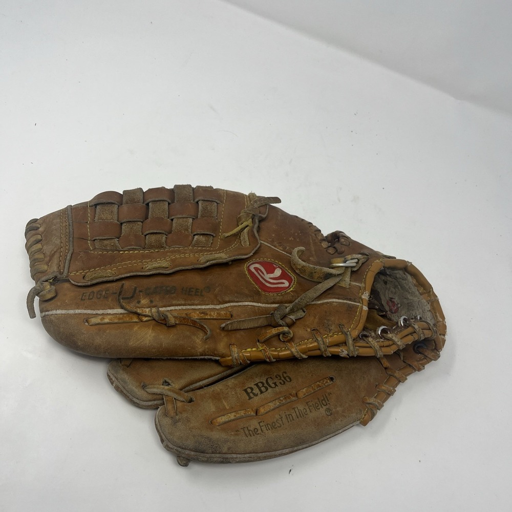 RAWLINGS 11" Leather Left Handed Baseball Glove‎ LHT Mitt RBG36 Jose Canseco